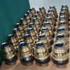 Thread mold for cup lids